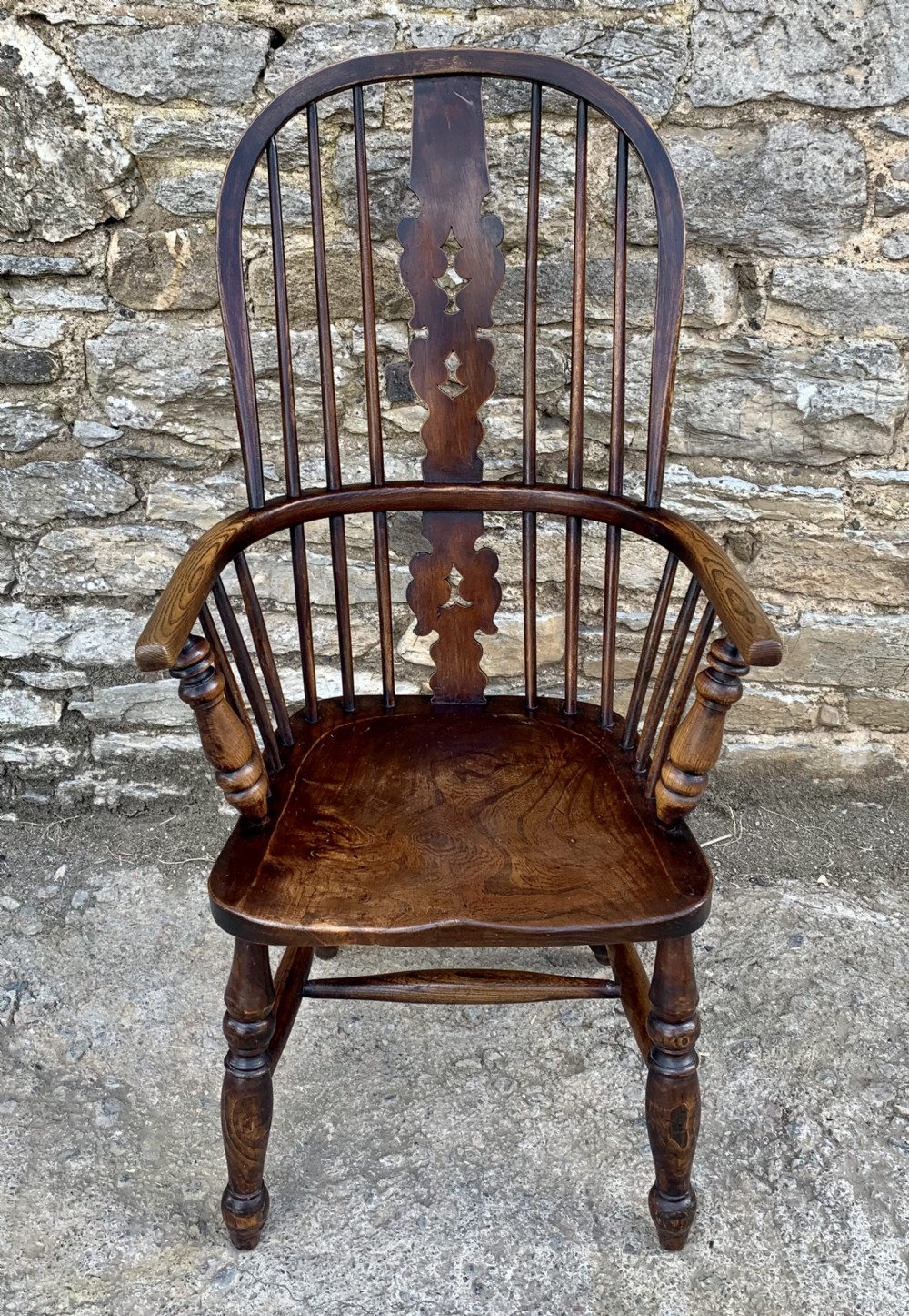Antique Windsor Chair with Elm Seat