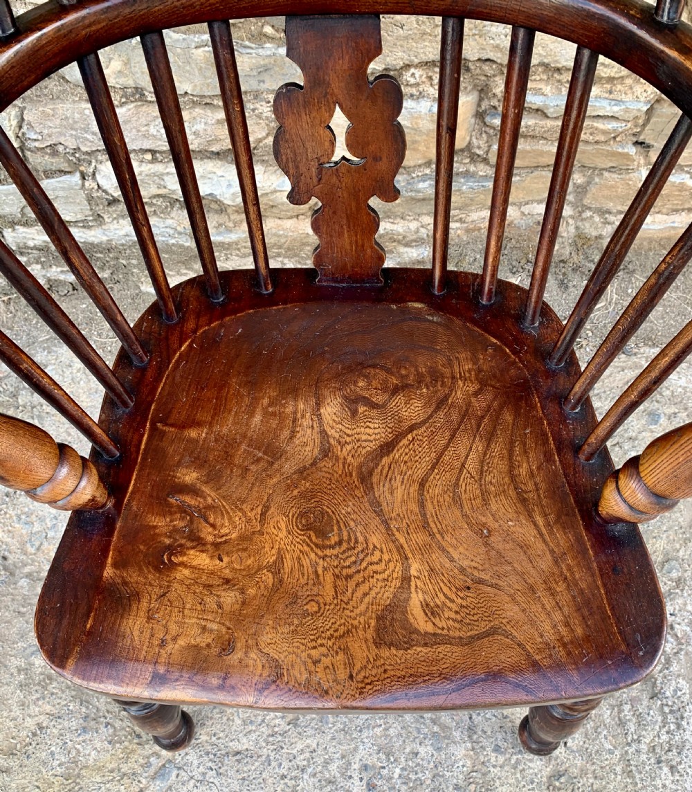 Antique Windsor Chair with Elm Seat View II