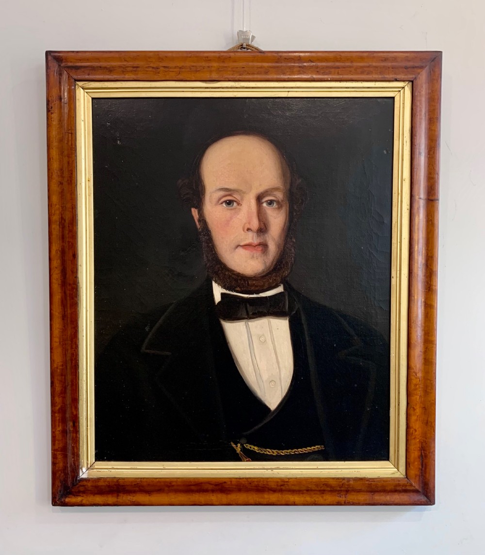 Oil on Canvas Portrait of a Gentleman