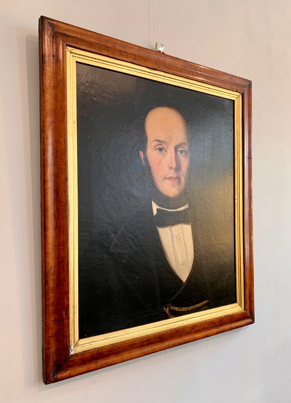 Oil on Canvas Portrait of a Gentleman View II