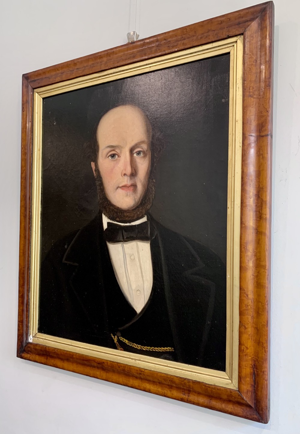Oil on Canvas Portrait of a Gentleman View III