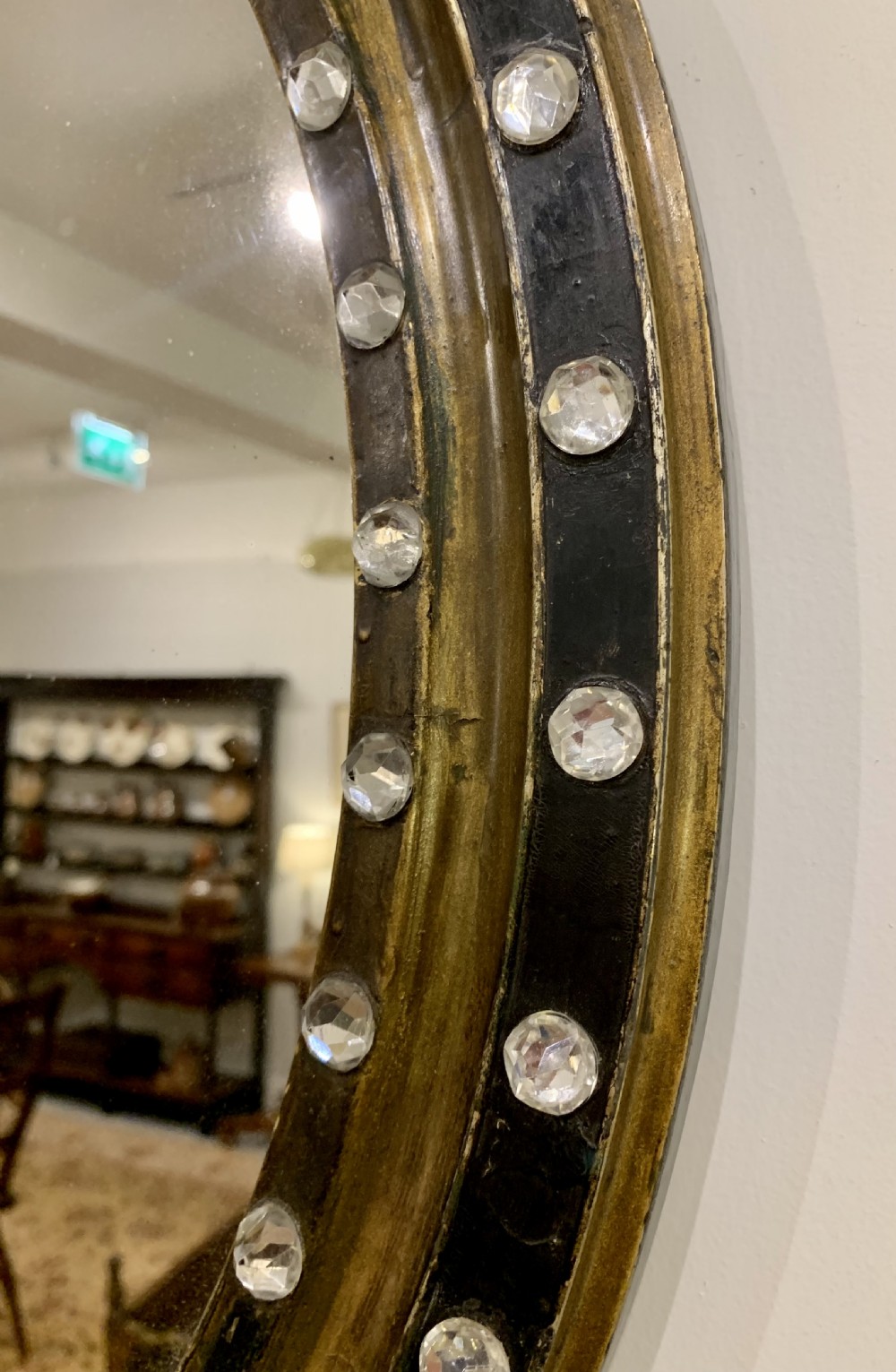 Rare Antique Regency Irish Wall Mirror View VI