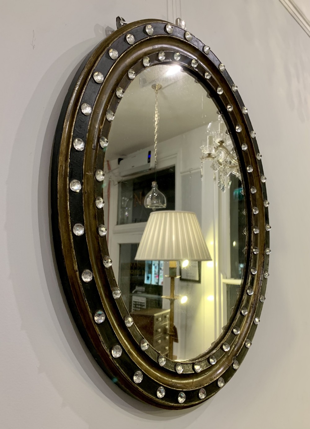 Rare Antique Regency Irish Wall Mirror View VII
