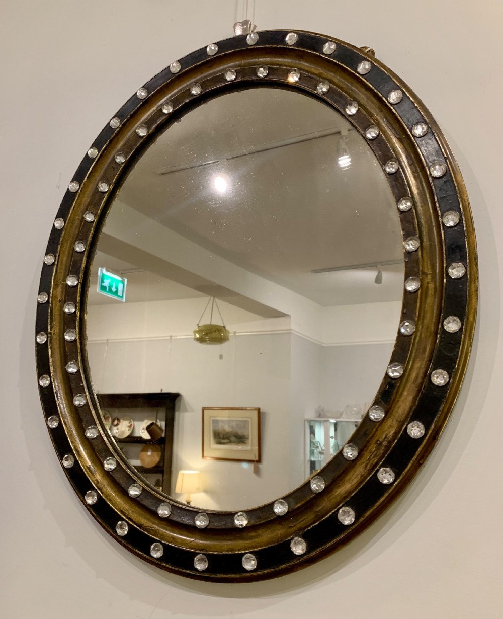 Rare Antique Regency Irish Wall Mirror View IX