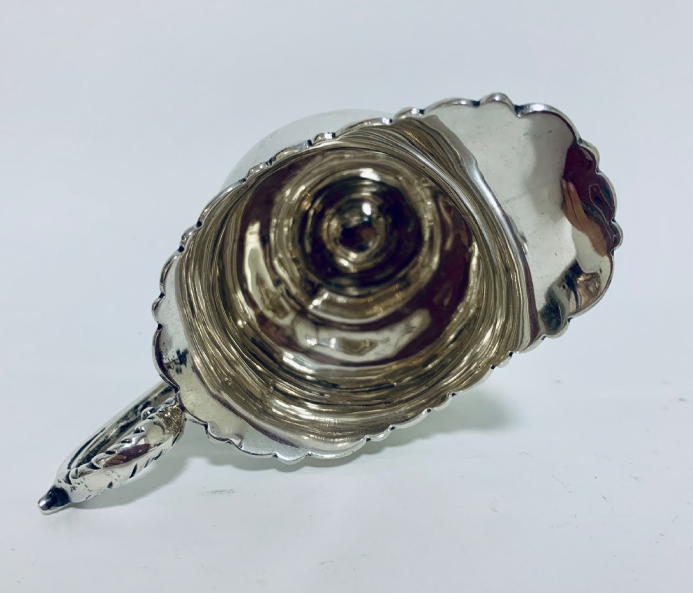 Antique Edwardian Solid Sterling Silver Milk or Cream Jug 1903 View XI