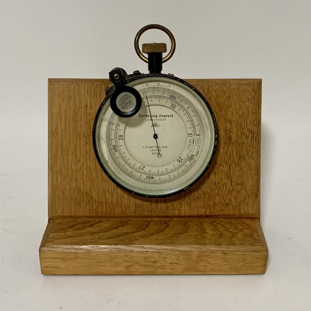?Antique Surveying Barometer by E.R.Watts