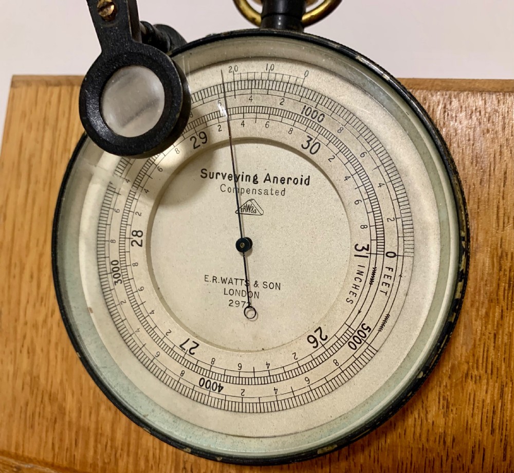 ?Antique Surveying Barometer by E.R.Watts View III