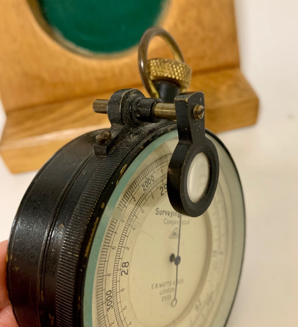 ?Antique Surveying Barometer by E.R.Watts View XII
