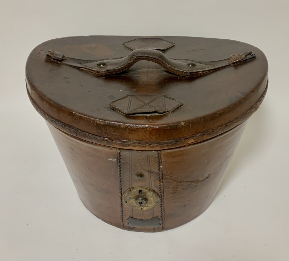 Victorian Silk Top Hat in Leather Box View II