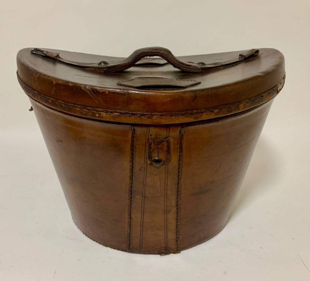 Victorian Silk Top Hat in Leather Box View IV
