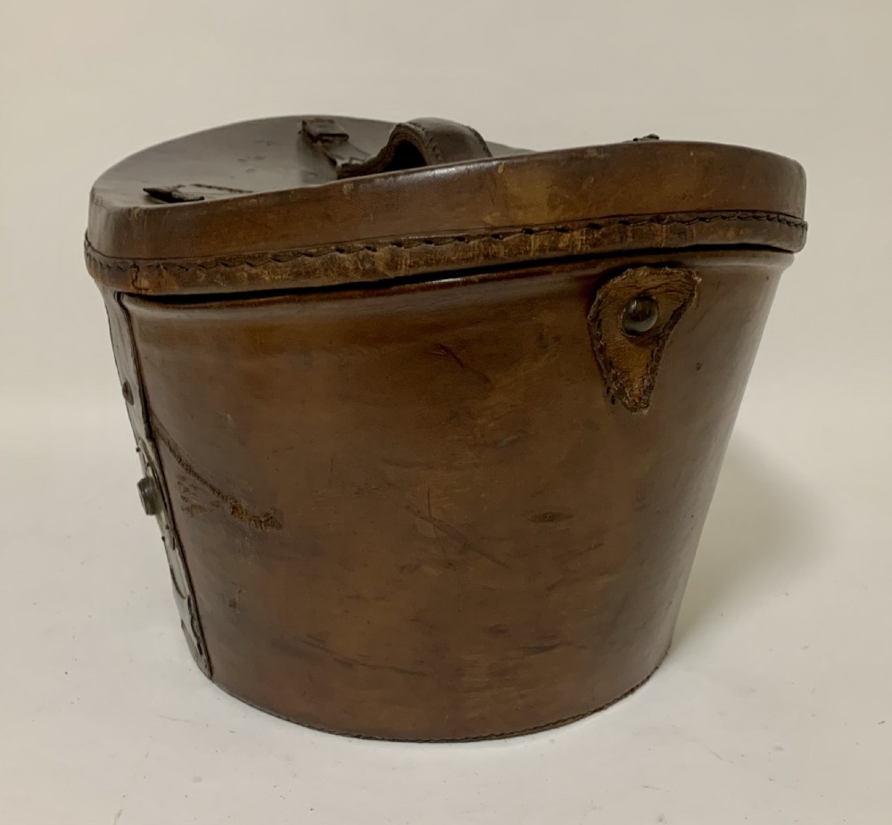 Victorian Silk Top Hat in Leather Box View V