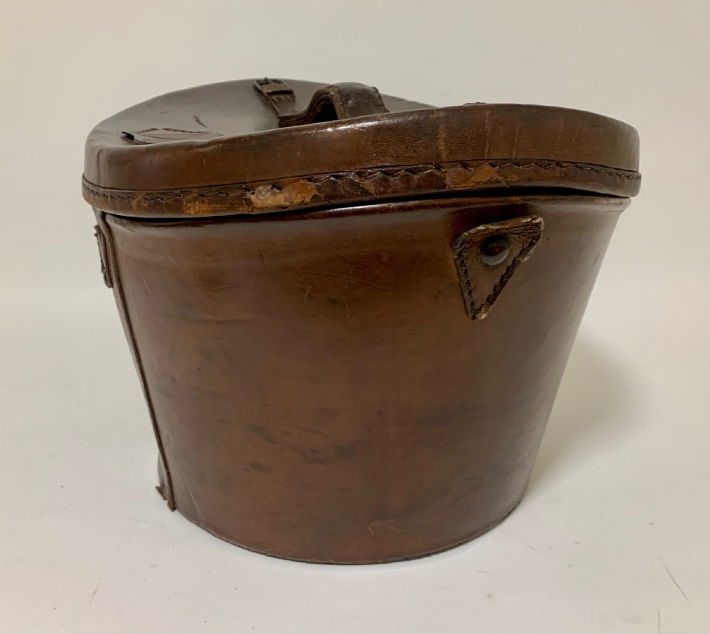 Victorian Silk Top Hat in Leather Box View VI