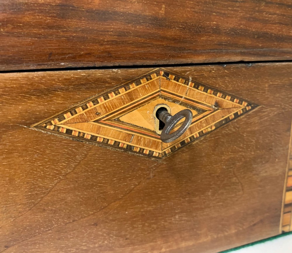 Antique Tunbridge Ware Jewellery Box View VII