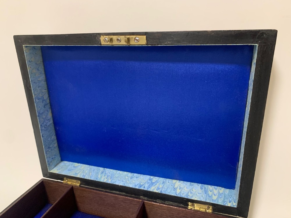 Antique Tunbridge Ware Jewellery Box View X