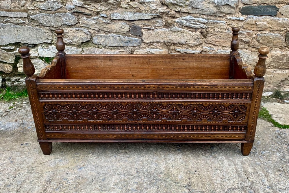 Antique Breton Cradle