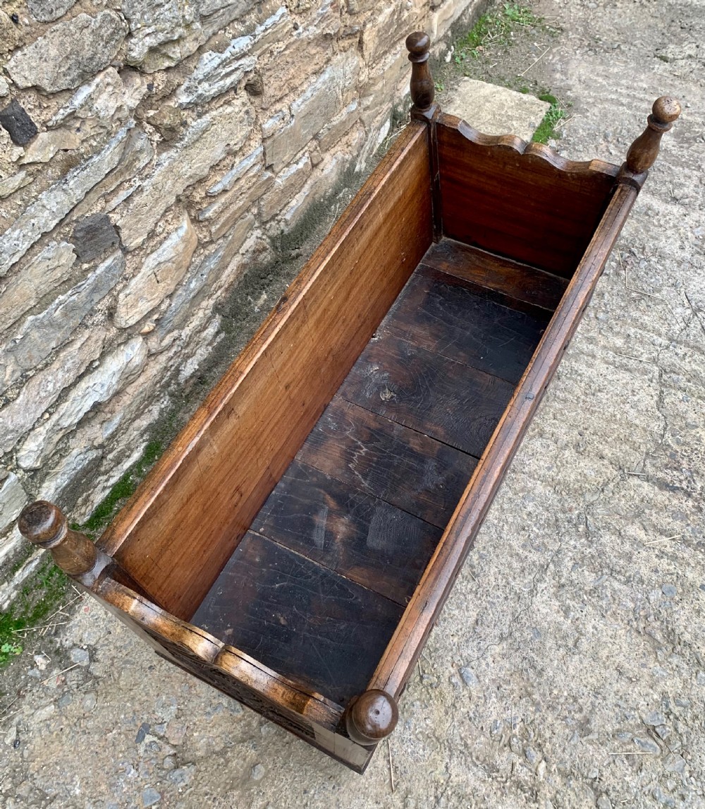 Antique Breton Cradle View IV