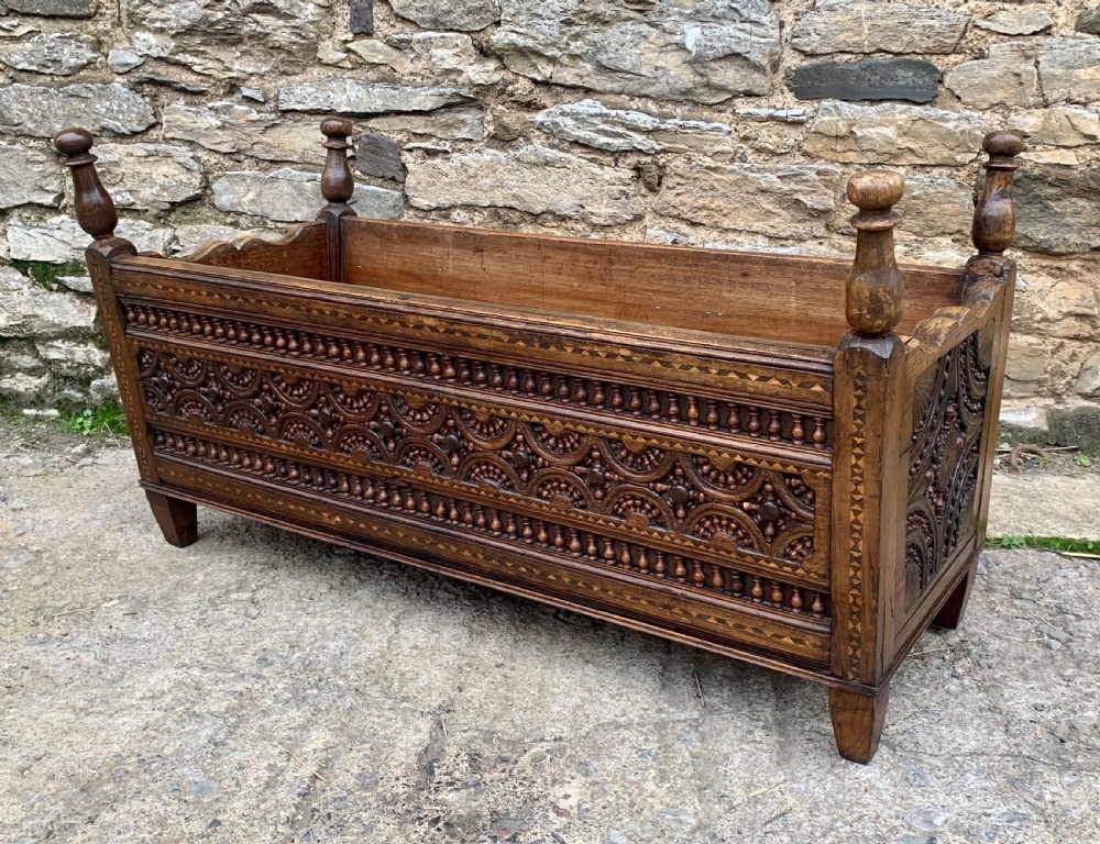 Antique Breton Cradle View VIII