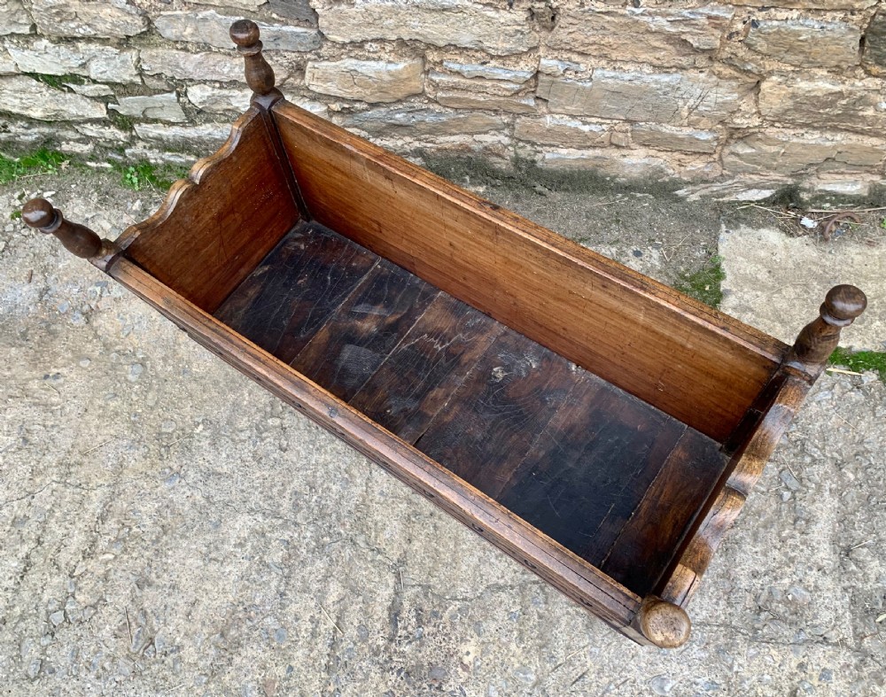 Antique Breton Cradle View X