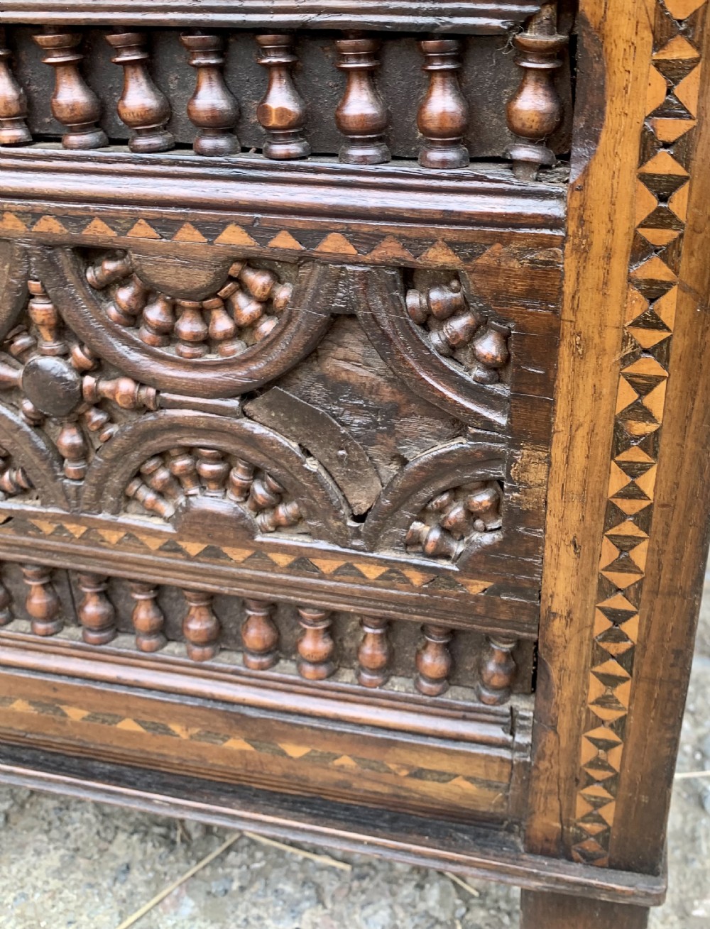 Antique Breton Cradle View XIV