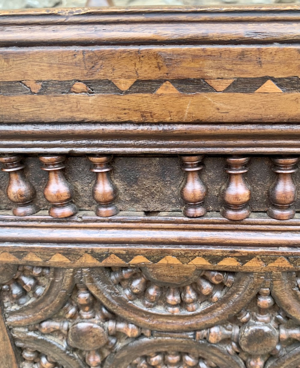 Antique Breton Cradle View XV