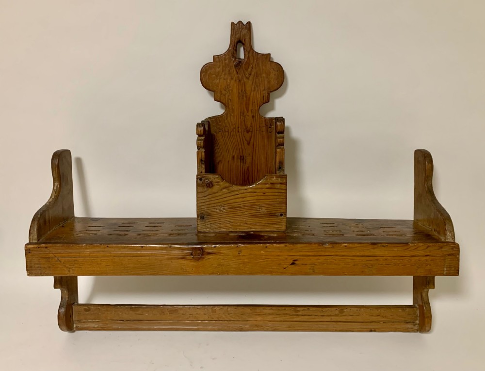 Antique Pine Spoon Rack