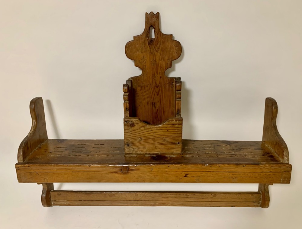 Antique Pine Spoon Rack View II