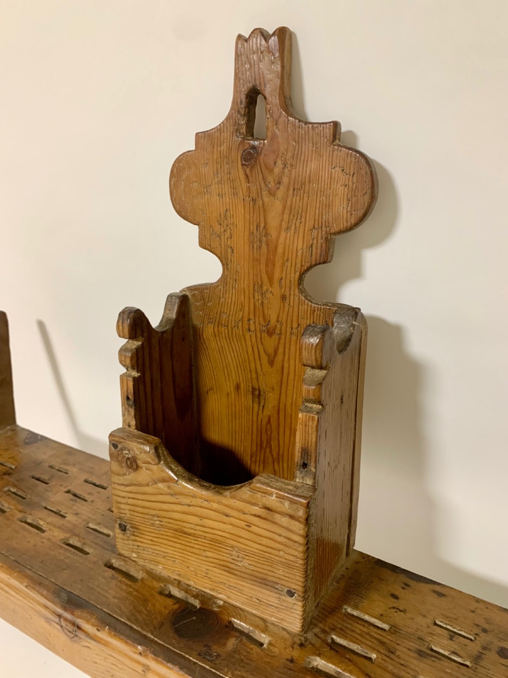 Antique Pine Spoon Rack View III