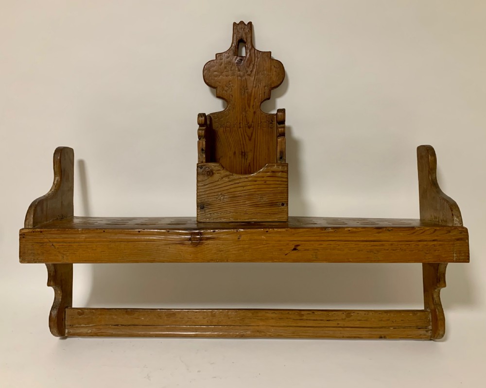 Antique Pine Spoon Rack View V
