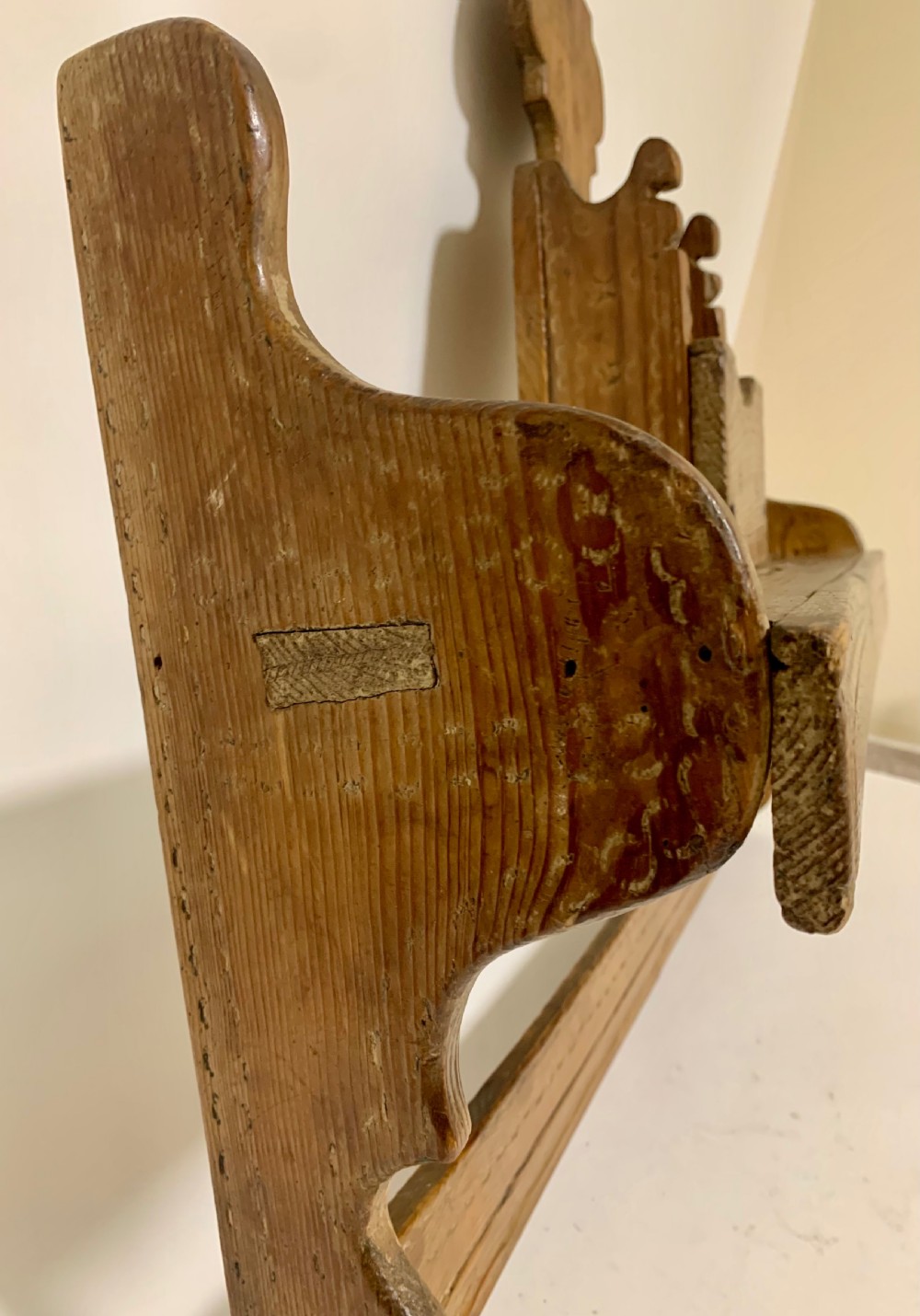 Antique Pine Spoon Rack View IX