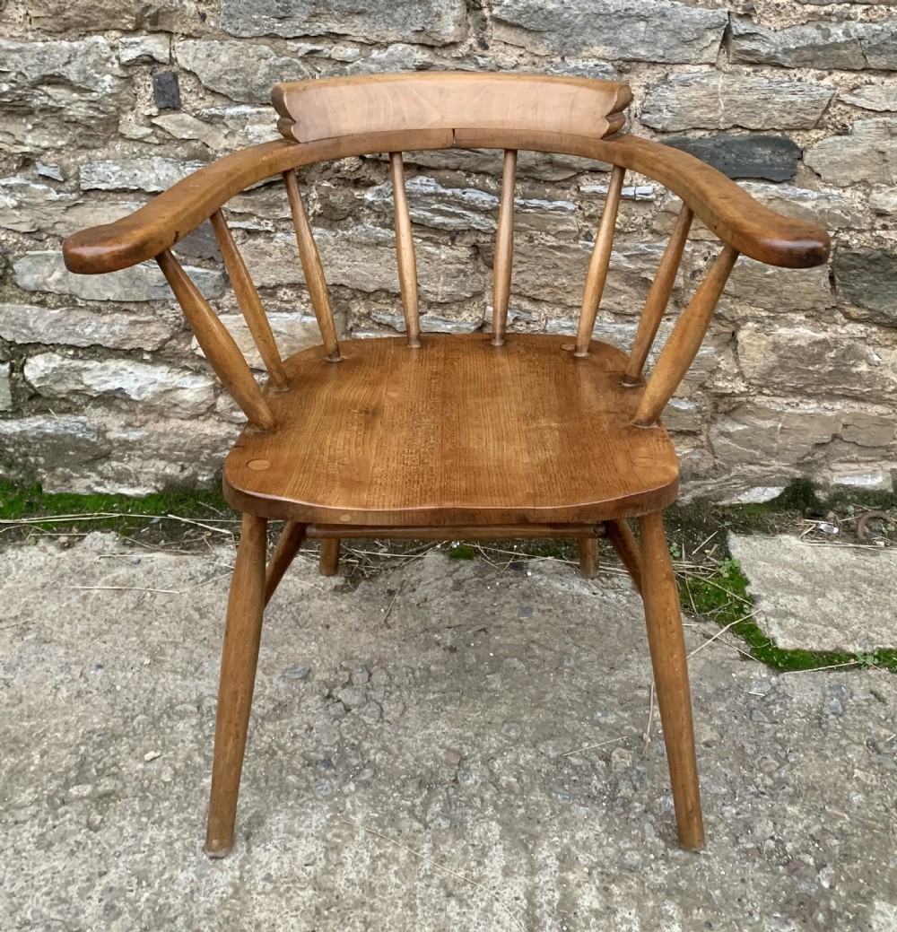 Antique Smokers Bow Desk Chair