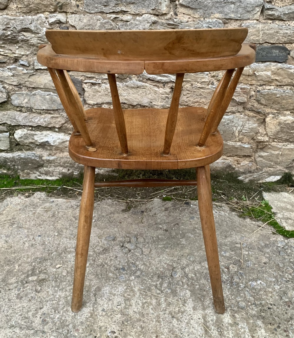 Antique Smokers Bow Desk Chair View VIII