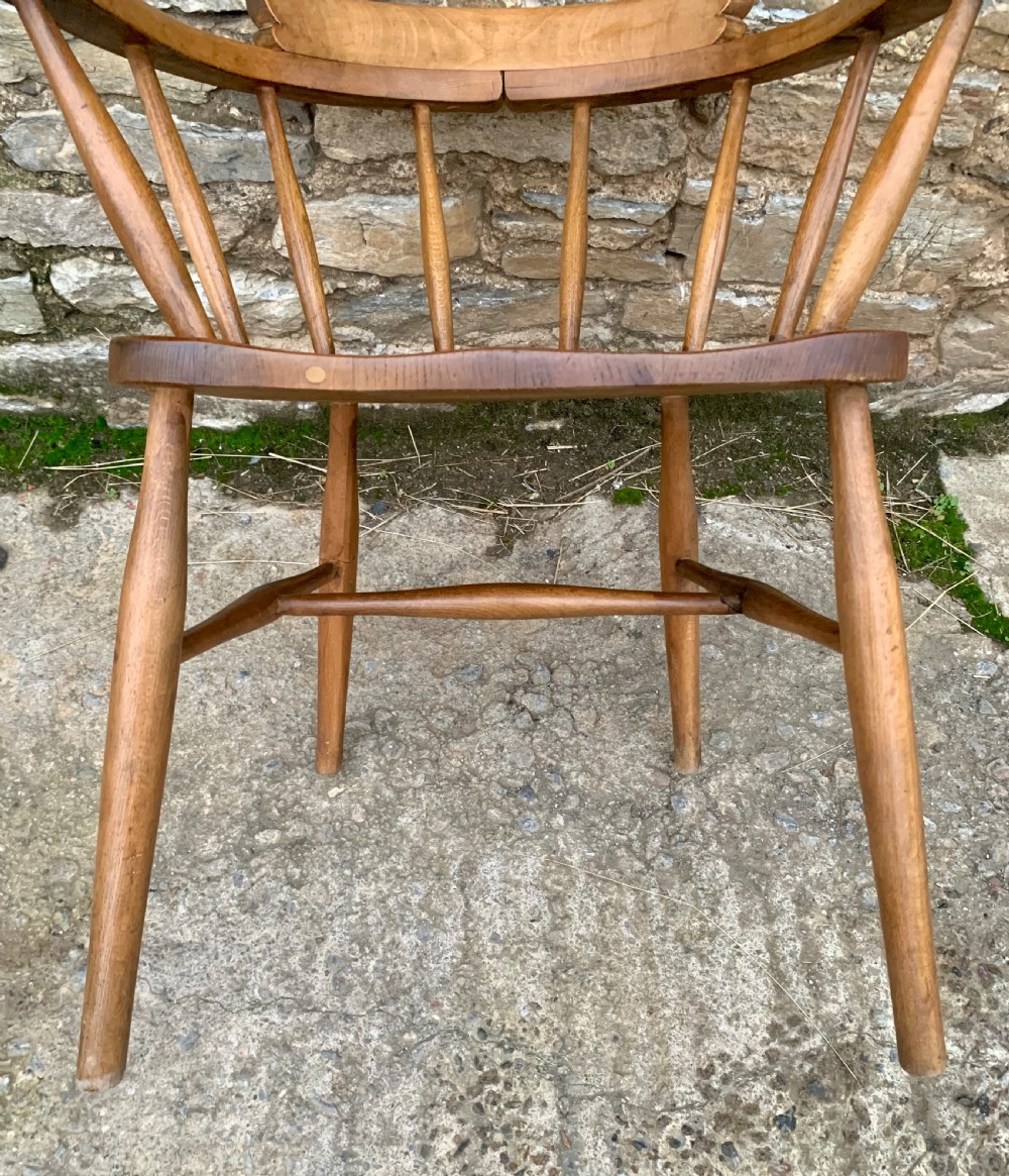 Antique Smokers Bow Desk Chair View XIV