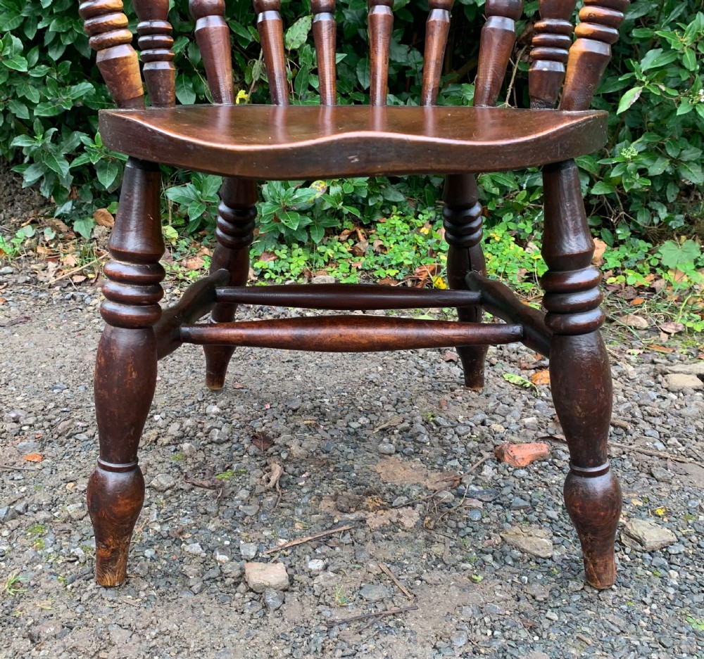 Antique Windsor Farmhouse Chair View X