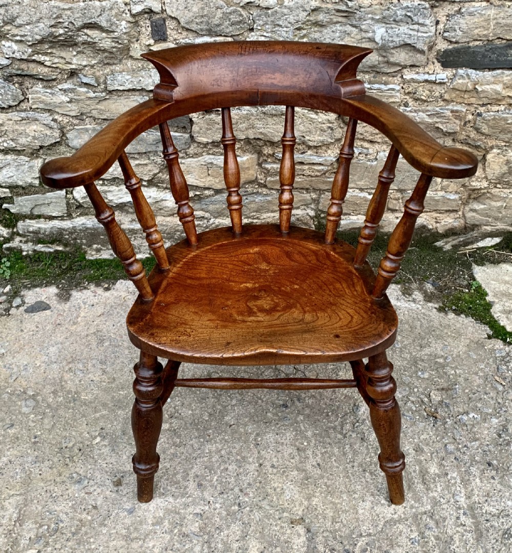 Antique Smokers Bow Armchair