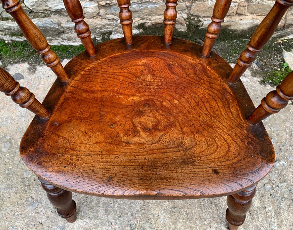 Antique Smokers Bow Armchair View V