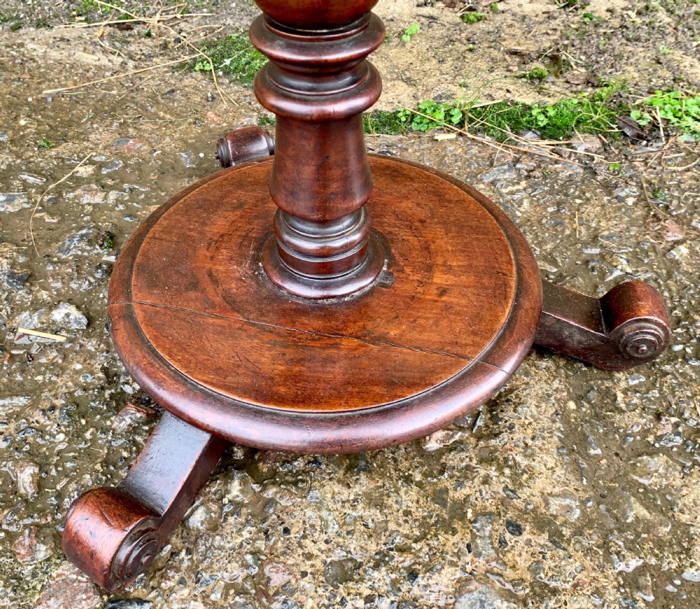 Victorian Mahogany Two Tier Lamp Table View VII