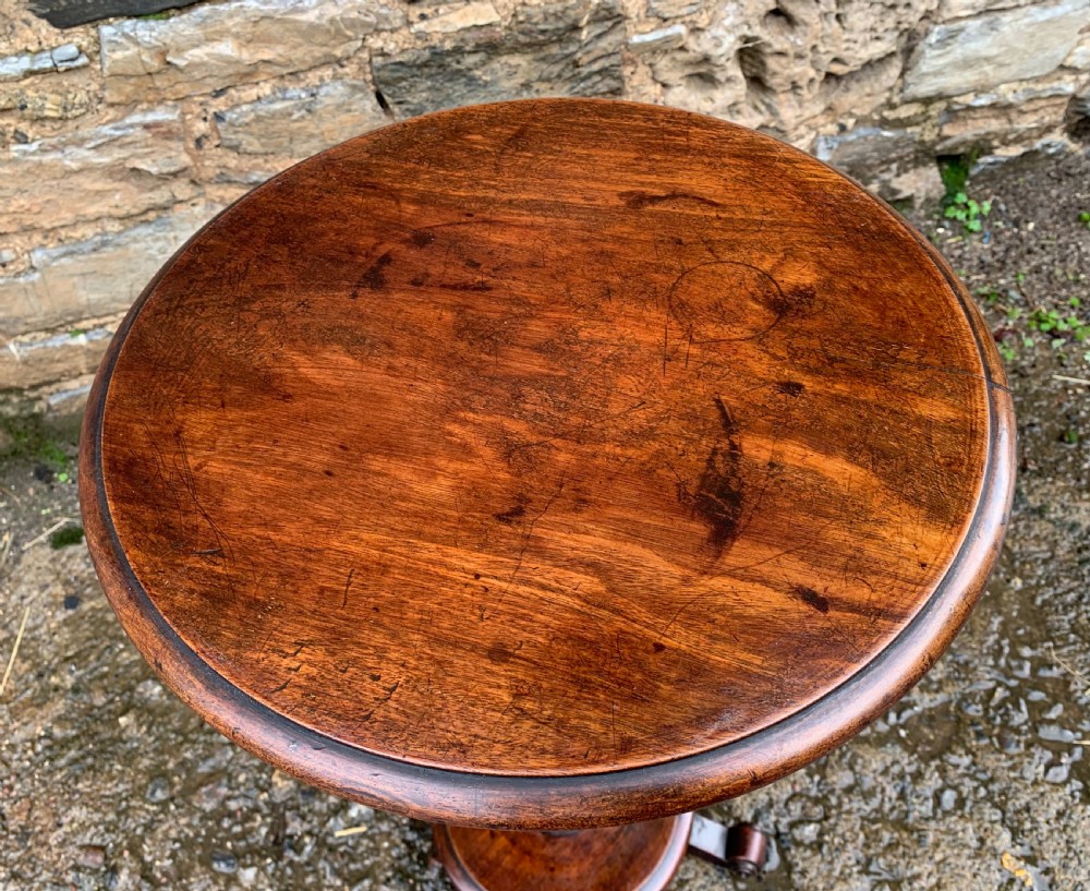 Victorian Mahogany Two Tier Lamp Table View XII