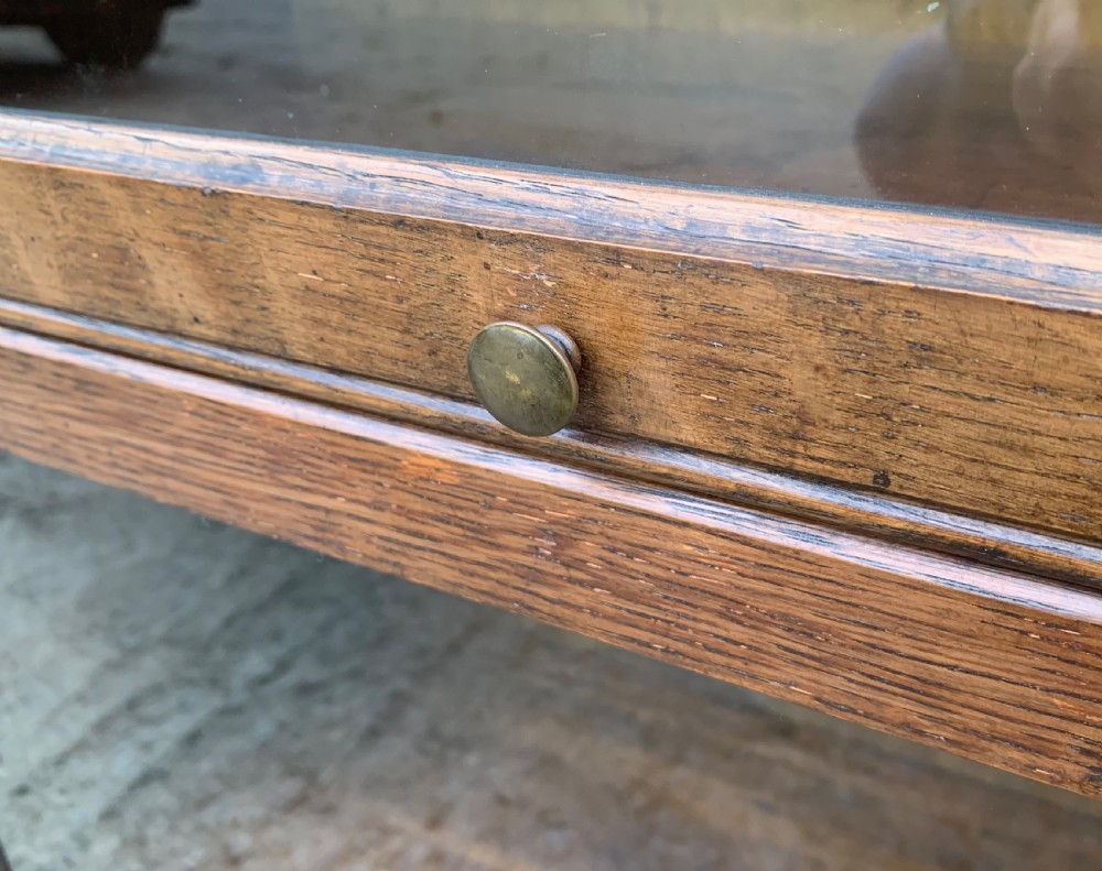Small Antique Globe Wernicke Stacking Oak Bookcase View XIV