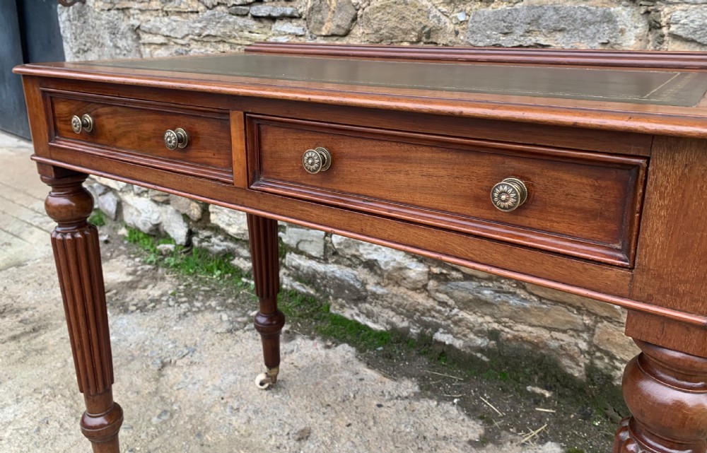 Antique Regency Mahogany Writing Table View VI