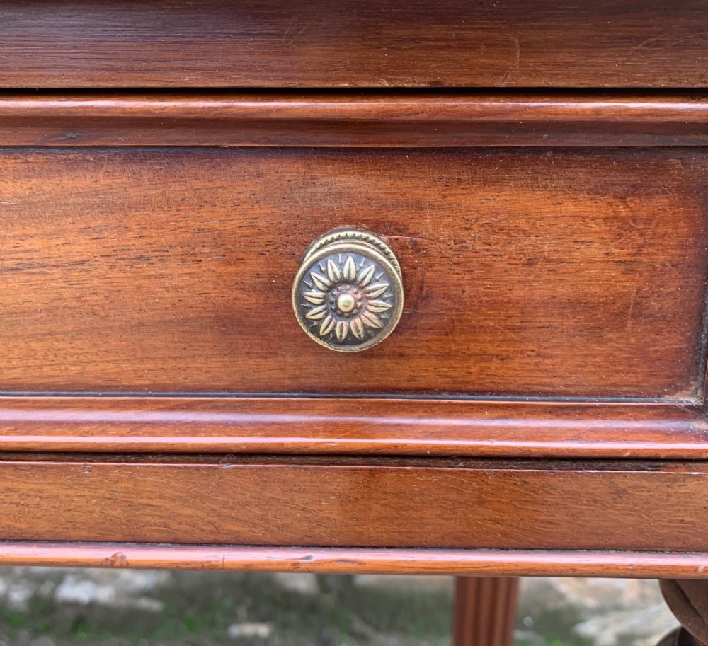 Antique Regency Mahogany Writing Table View VII