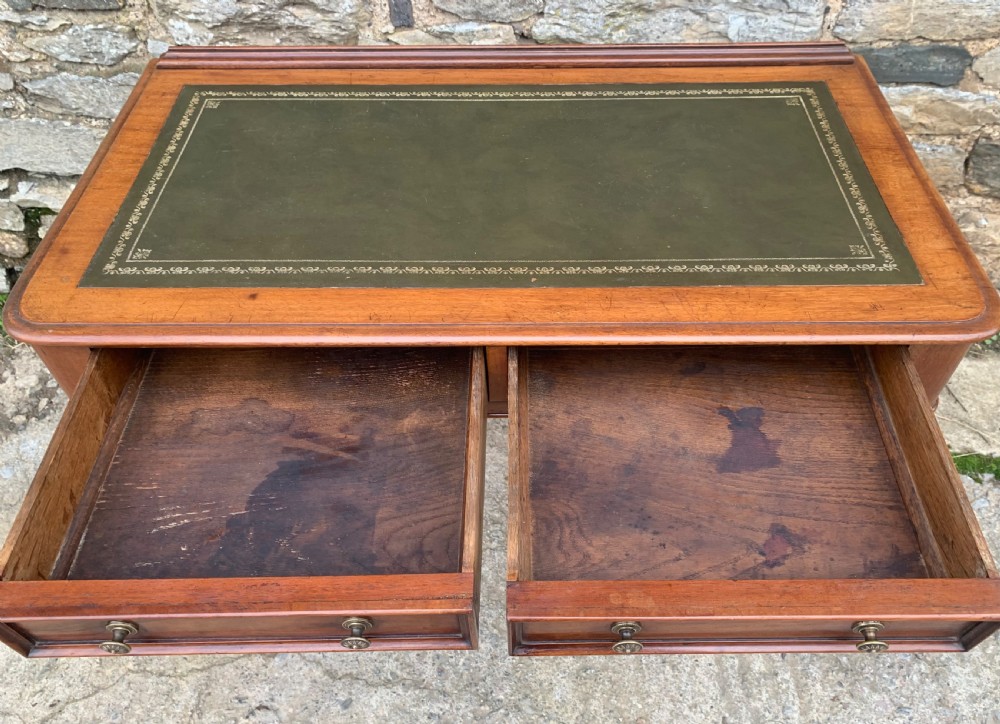 Antique Regency Mahogany Writing Table View VIII