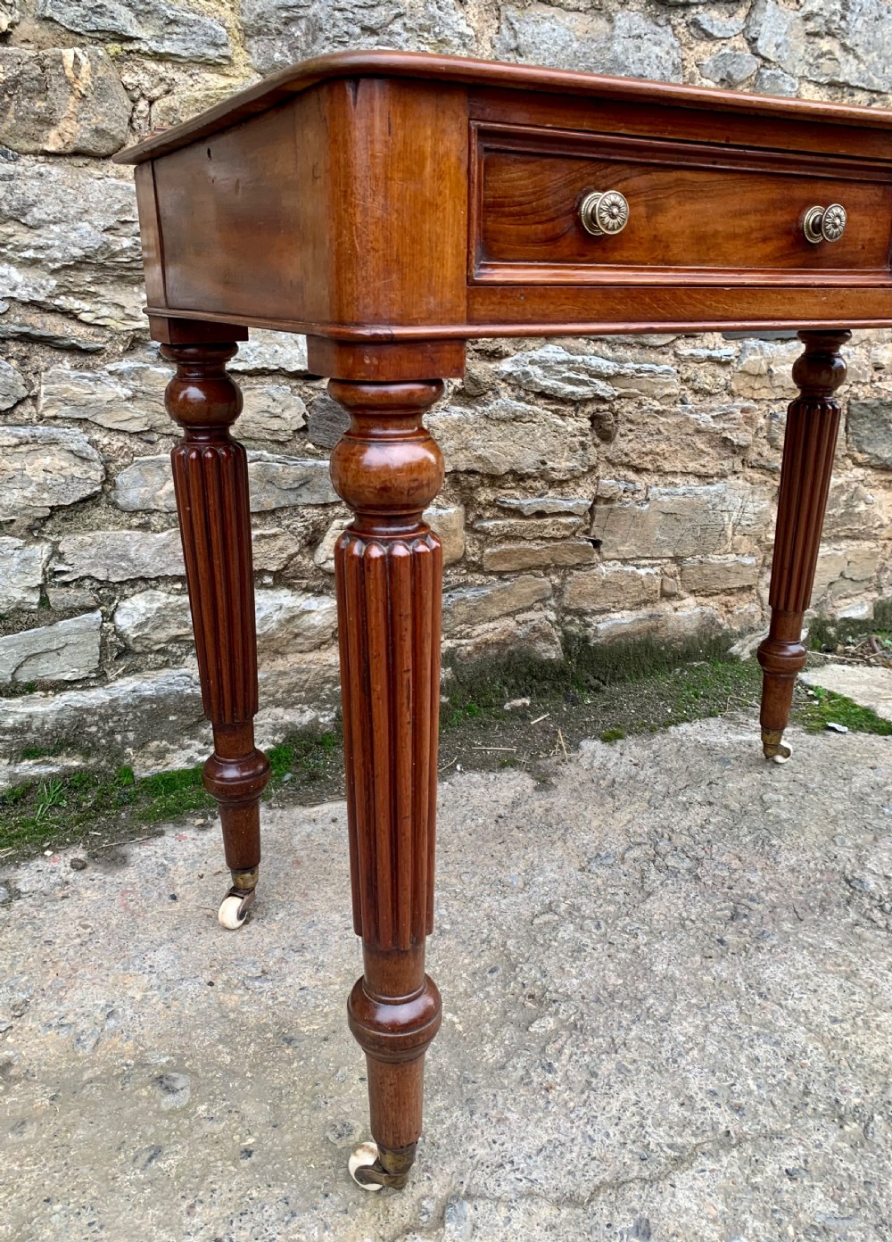 Antique Regency Mahogany Writing Table View X