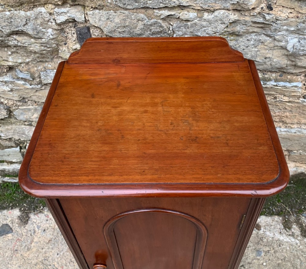 Antique Victorian Mahogany Pot Cupboard View III