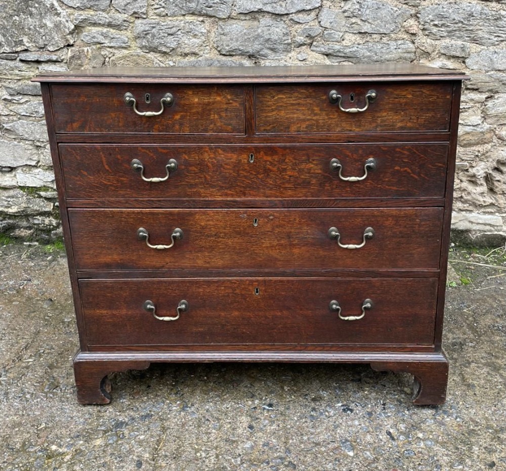 Antique Georgian Oak Chest of Drawers