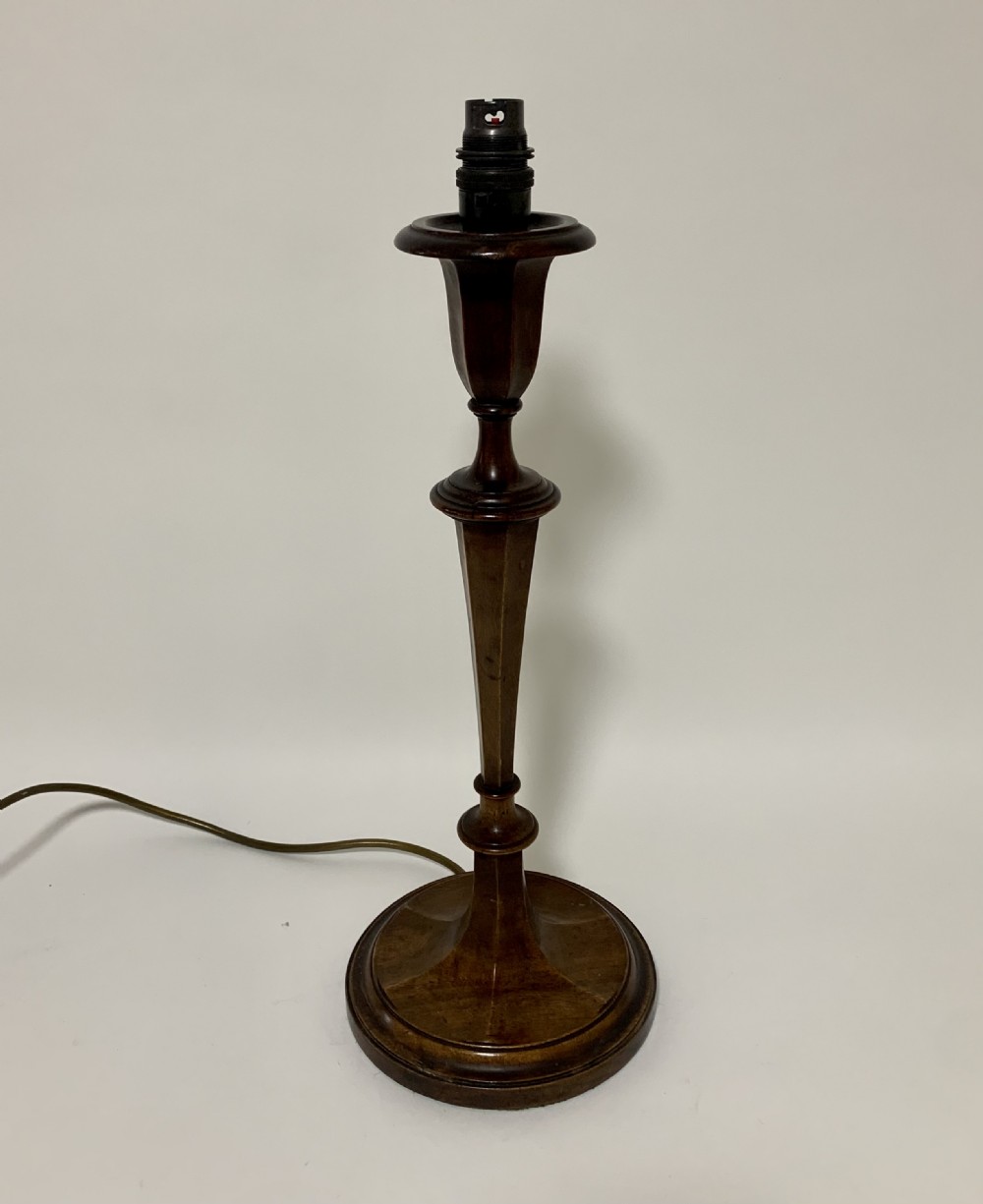 Antique Mahogany Table Lamp