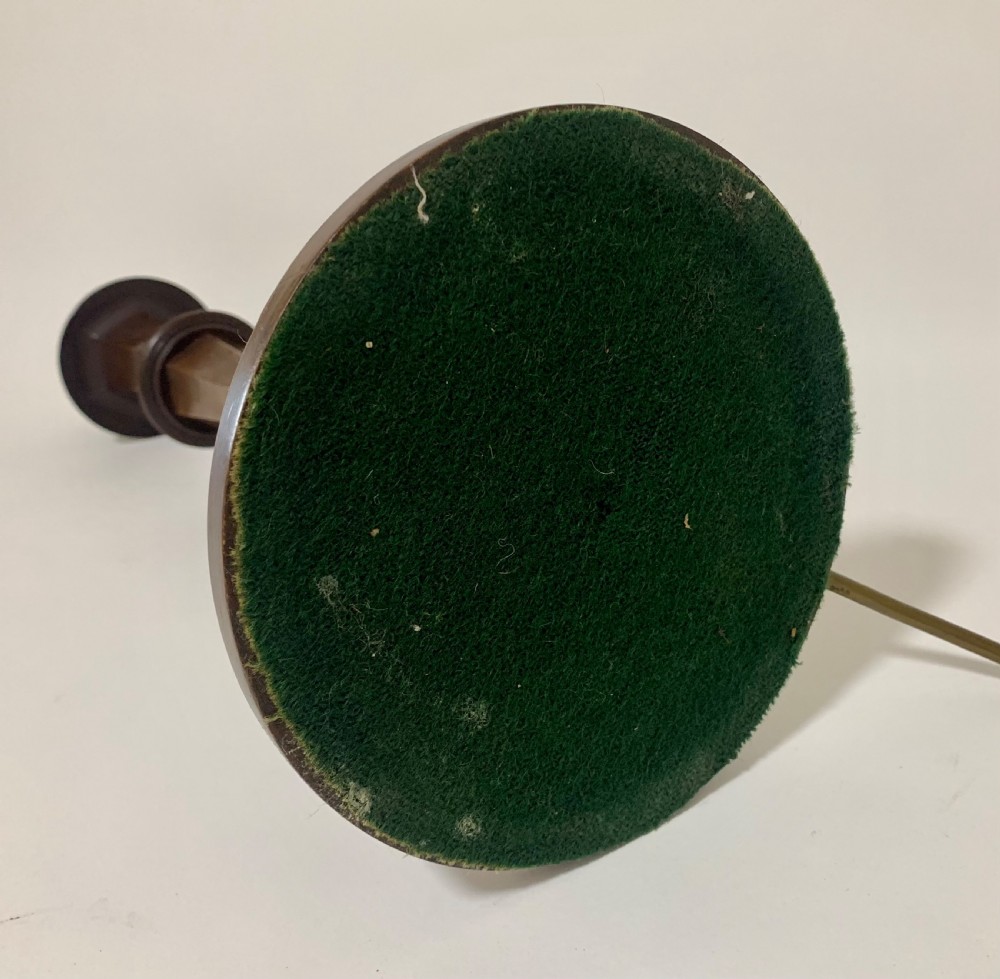 Antique Mahogany Table Lamp View VIII