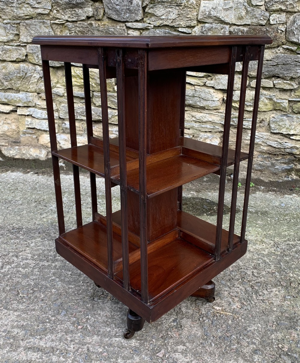 Antique Revolving Bookcase View V