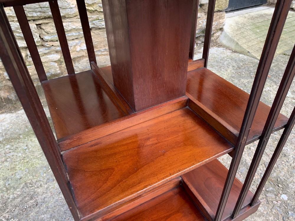 Antique Revolving Bookcase View VIII