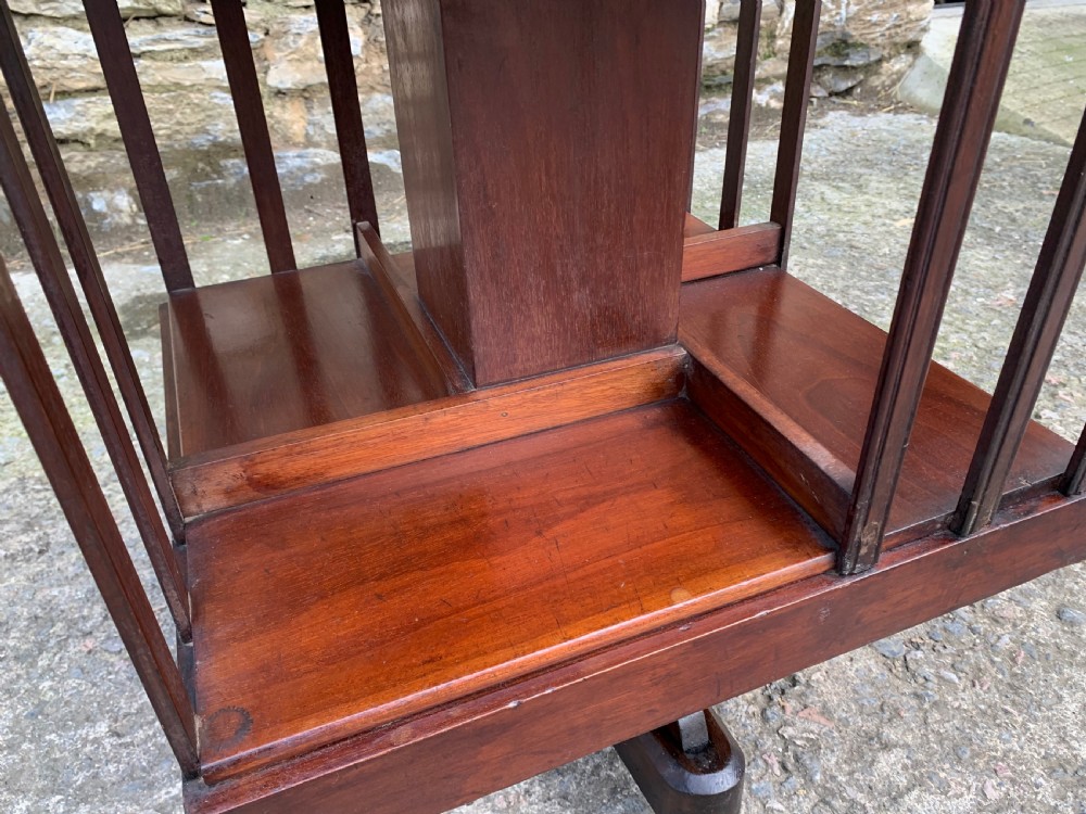 Antique Revolving Bookcase View IX