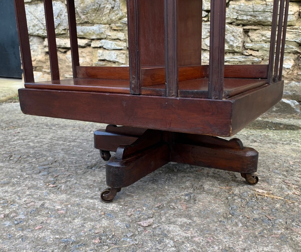 Antique Revolving Bookcase View X